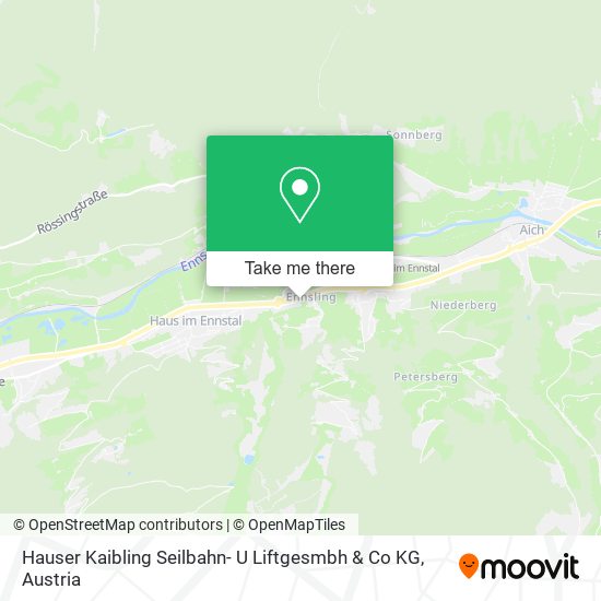 Hauser Kaibling Seilbahn- U Liftgesmbh & Co KG map