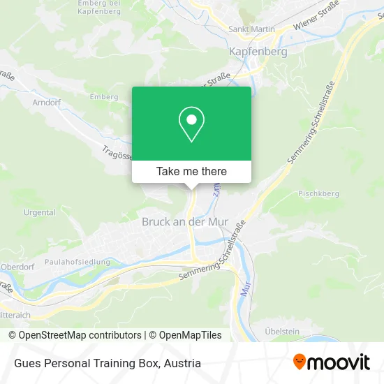 Gues Personal Training Box map