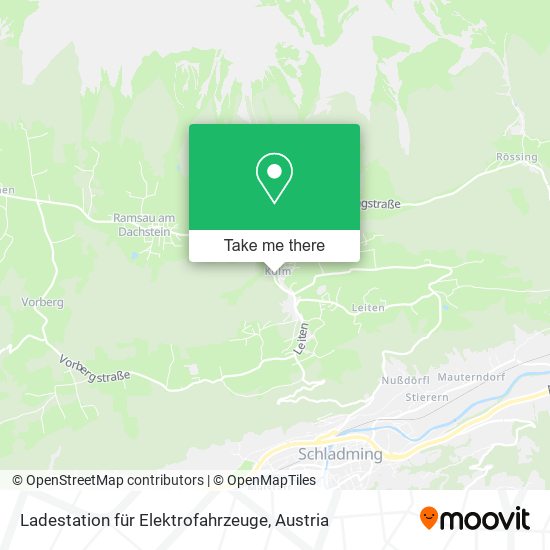 Ladestation für Elektrofahrzeuge map