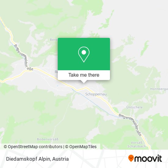 Diedamskopf Alpin map