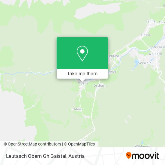 Leutasch Obern Gh Gaistal map