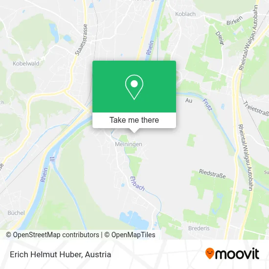 Erich Helmut Huber map