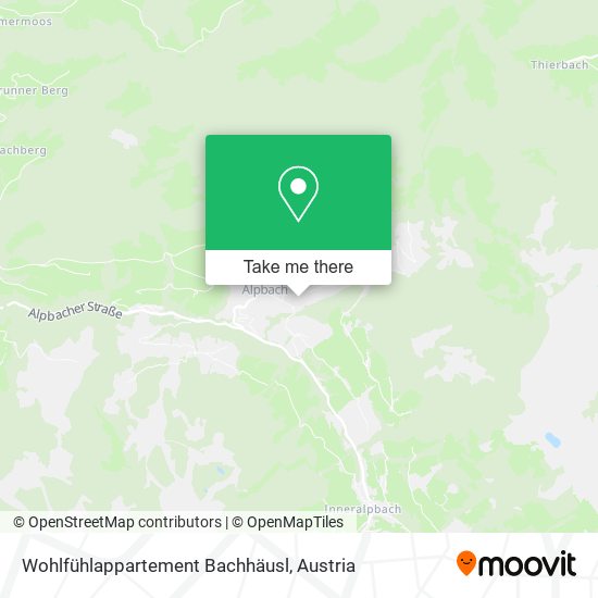 Wohlfühlappartement Bachhäusl map