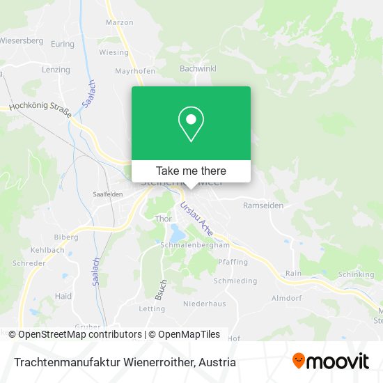 Trachtenmanufaktur Wienerroither map