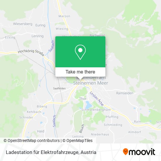 Ladestation für Elektrofahrzeuge map