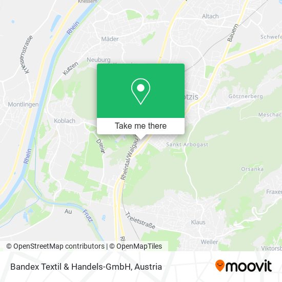 Bandex Textil & Handels-GmbH map
