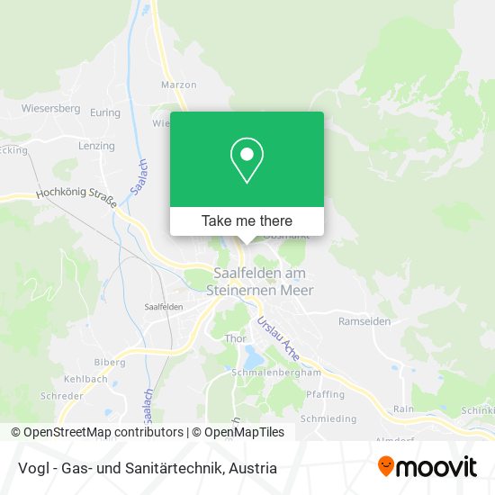 Vogl - Gas- und Sanitärtechnik map