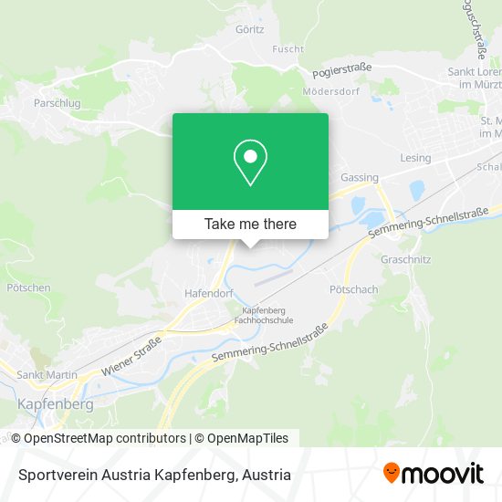 Sportverein Austria Kapfenberg map