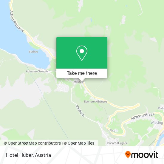 Hotel Huber map