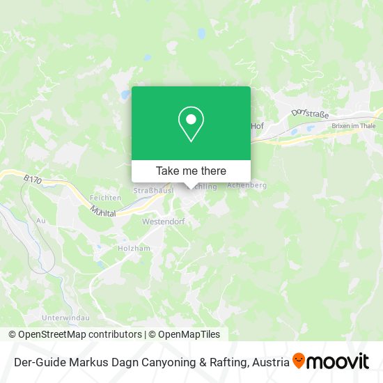 Der-Guide Markus Dagn Canyoning & Rafting map