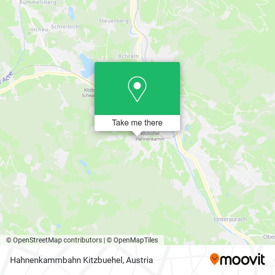 Hahnenkammbahn Kitzbuehel map