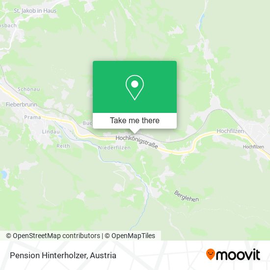 Pension Hinterholzer map