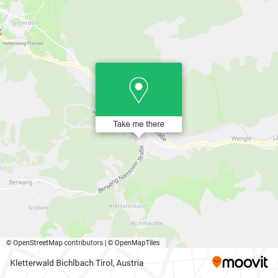 Kletterwald Bichlbach Tirol map