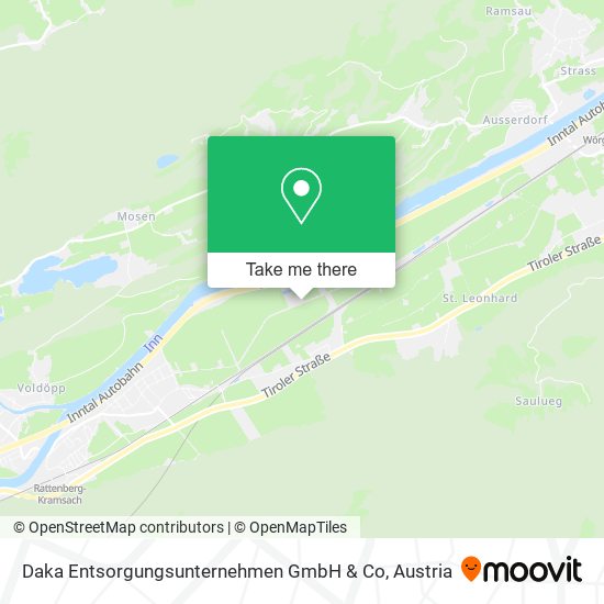Daka Entsorgungsunternehmen GmbH & Co map