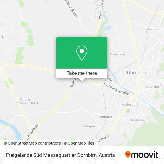 Freigelände Süd Messequartier Dornbirn map