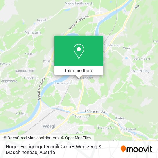 Höger Fertigungstechnik GmbH Werkzeug & Maschinenbau map