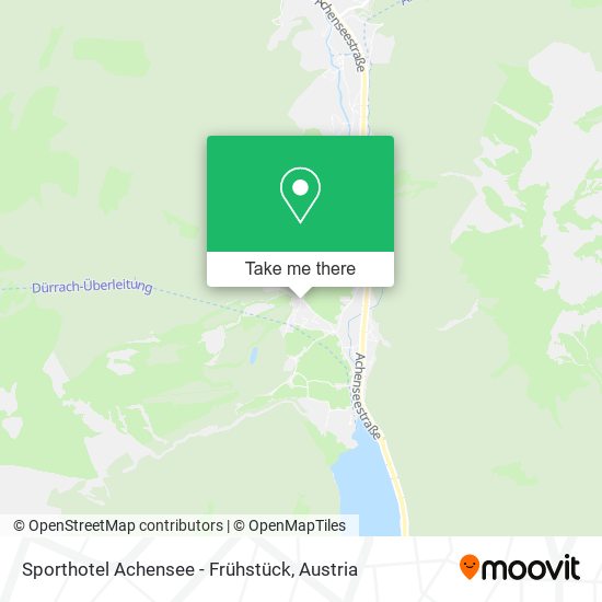 Sporthotel Achensee - Frühstück map