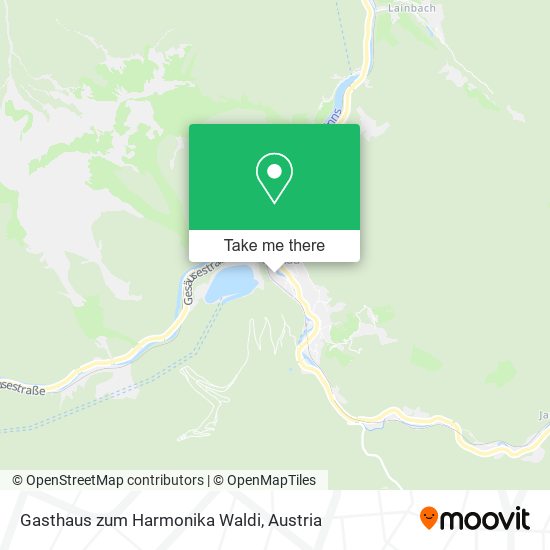 Gasthaus zum Harmonika Waldi map