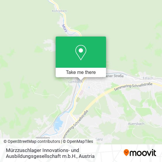 Mürzzuschlager Innovations- und Ausbildungsgesellschaft m.b.H. map