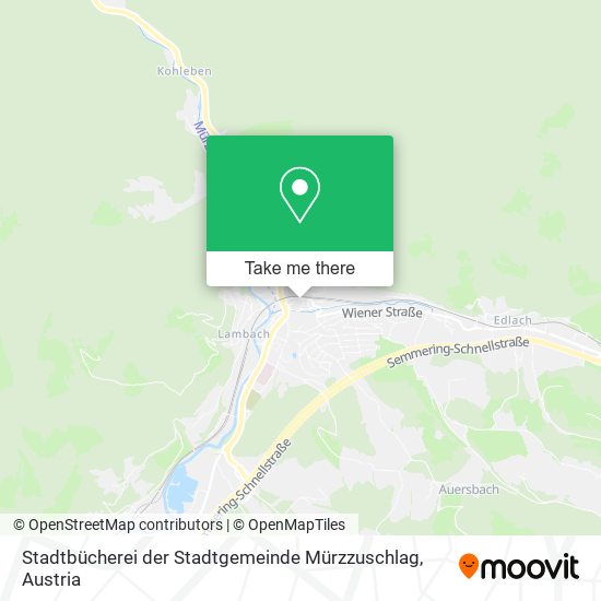 Stadtbücherei der Stadtgemeinde Mürzzuschlag map