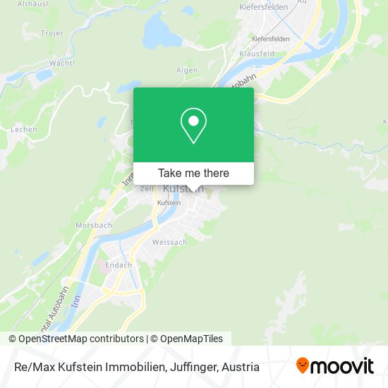 Re / Max Kufstein Immobilien, Juffinger map