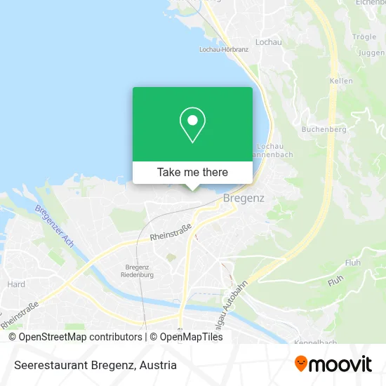 Seerestaurant Bregenz map