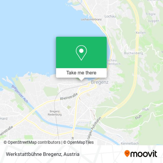 Werkstattbühne Bregenz map