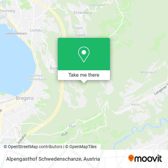 Alpengasthof Schwedenschanze map