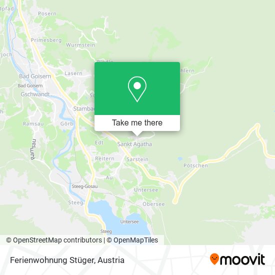 Ferienwohnung Stüger map