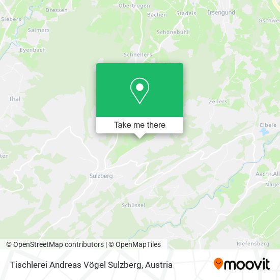 Tischlerei Andreas Vögel Sulzberg map