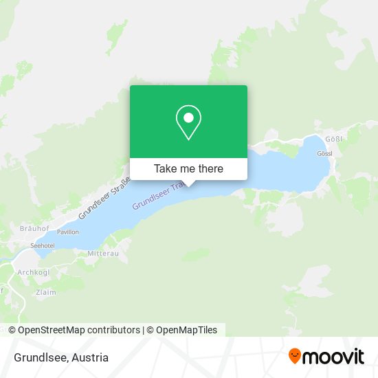 Grundlsee map