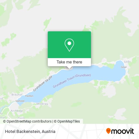 Hotel Backenstein map