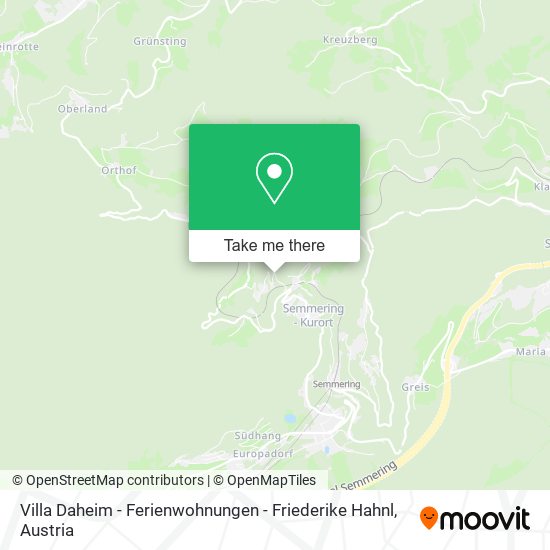 Villa Daheim - Ferienwohnungen - Friederike Hahnl map