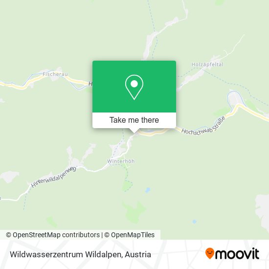 Wildwasserzentrum Wildalpen map