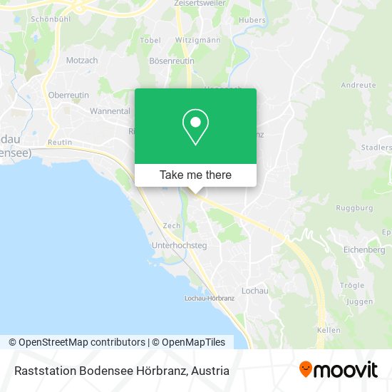 Raststation Bodensee Hörbranz map