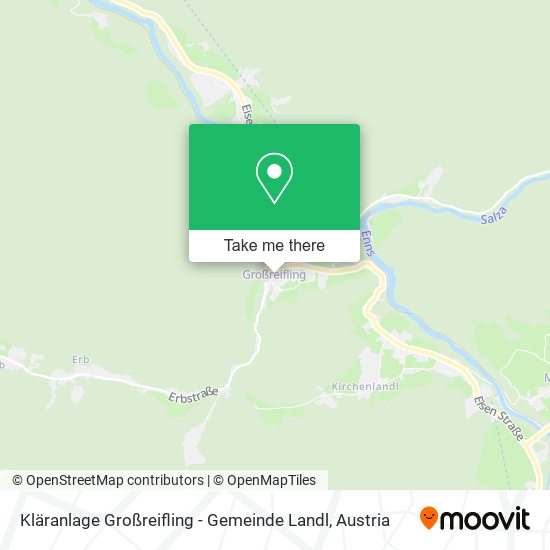 Kläranlage Großreifling - Gemeinde Landl map