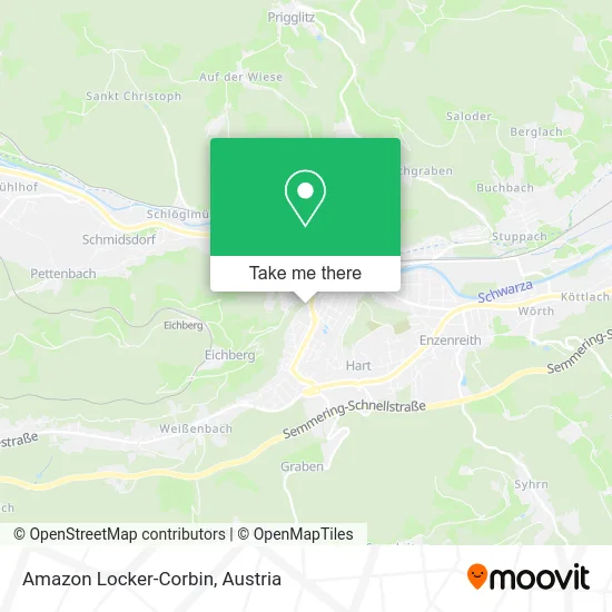 Amazon Locker-Corbin map