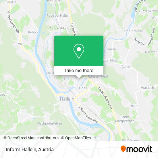 Inform Hallein map