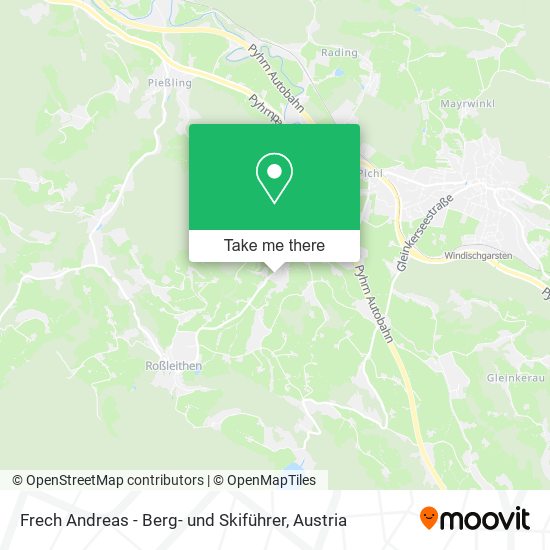Frech Andreas - Berg- und Skiführer map