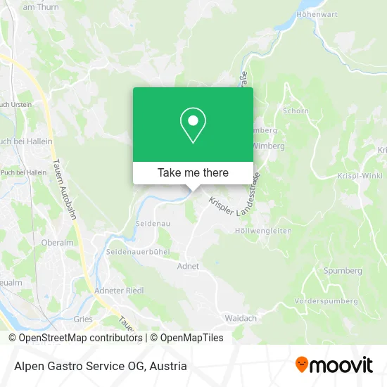 Alpen Gastro Service OG map