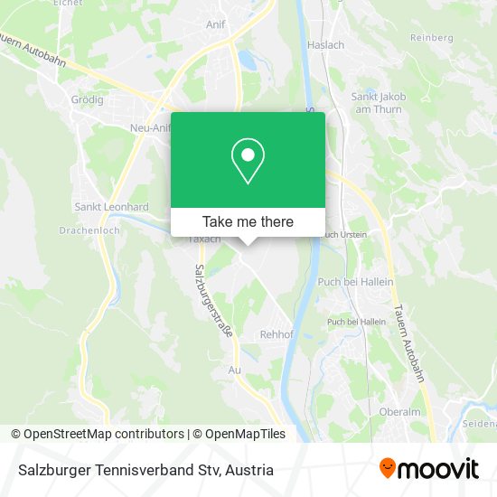Salzburger Tennisverband Stv map