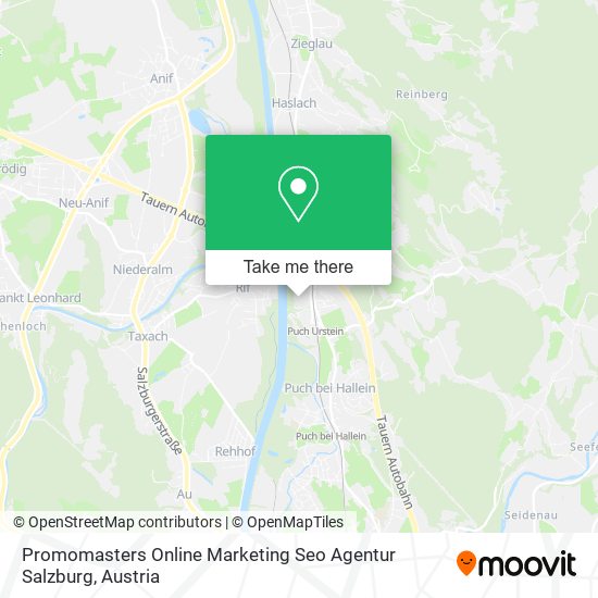 Promomasters Online Marketing Seo Agentur Salzburg map