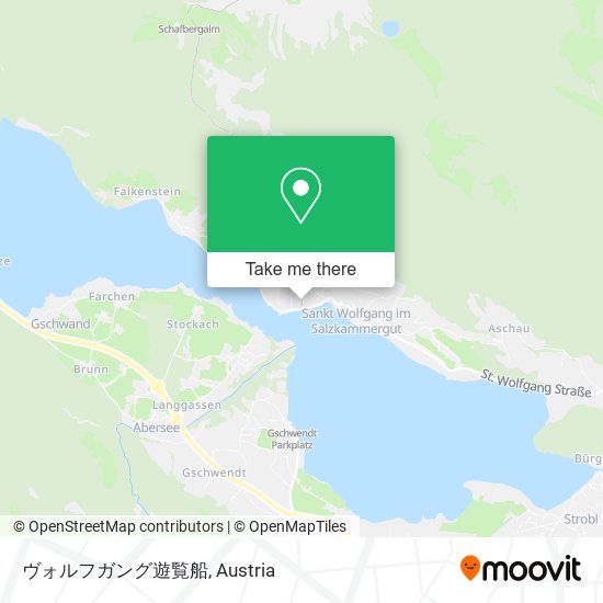 ヴォルフガング遊覧船 map