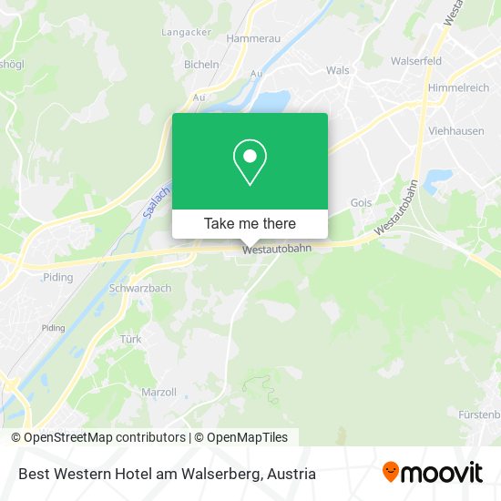 Best Western Hotel am Walserberg map