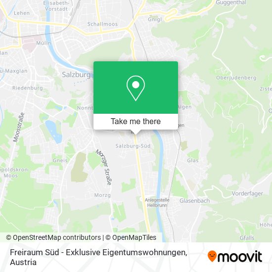 Freiraum Süd - Exklusive Eigentumswohnungen map