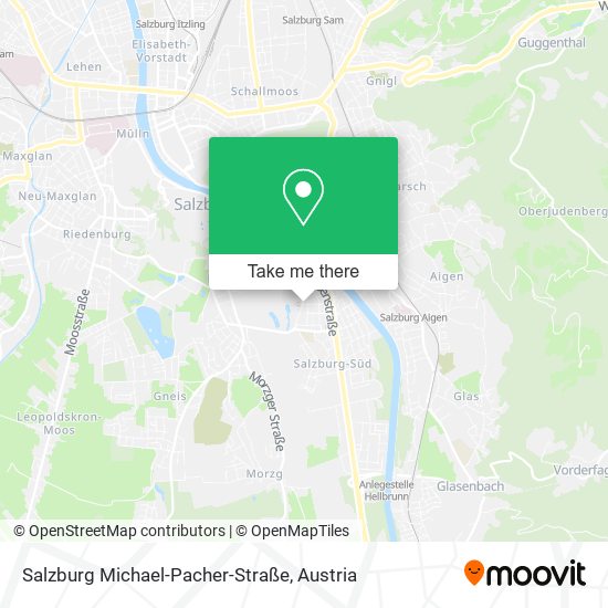 Salzburg Michael-Pacher-Straße map