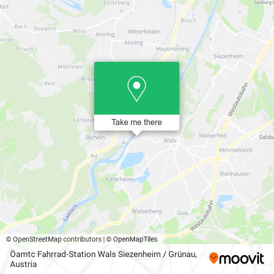 Öamtc Fahrrad-Station Wals Siezenheim / Grünau map