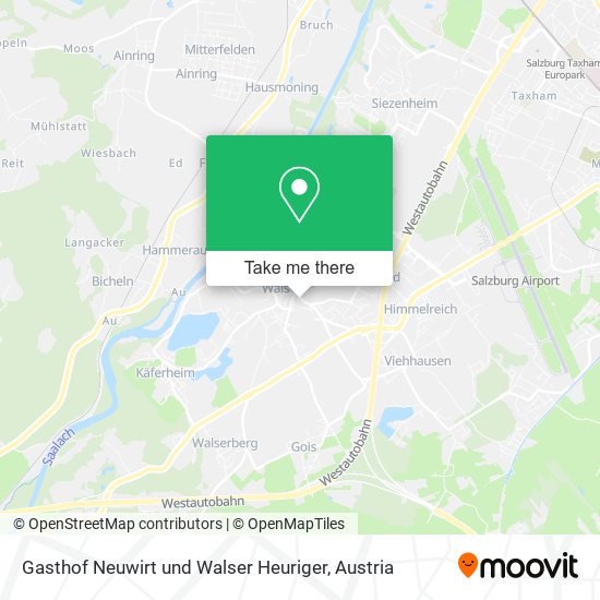 Gasthof Neuwirt und Walser Heuriger map