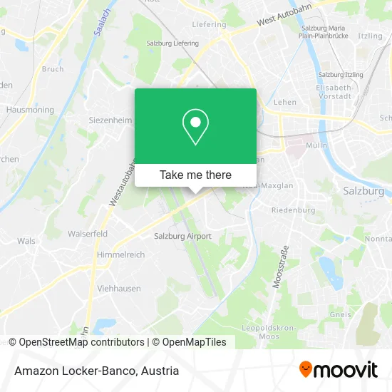 Amazon Locker-Banco map