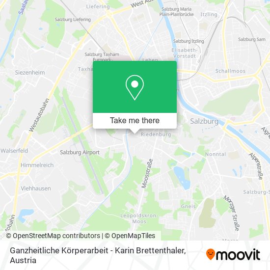 Ganzheitliche Körperarbeit - Karin Brettenthaler map